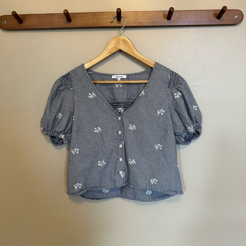Madewell Gingham Top